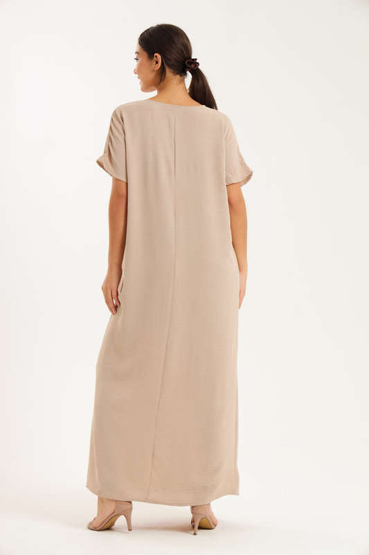 Jasmin Classic Maxi Short Sleeve Dress