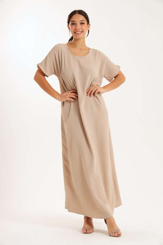 Jasmin Classic Maxi Short Sleeve Dress
