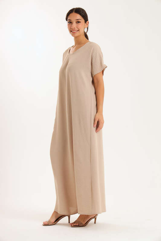 Jasmin Classic Maxi Short Sleeve Dress