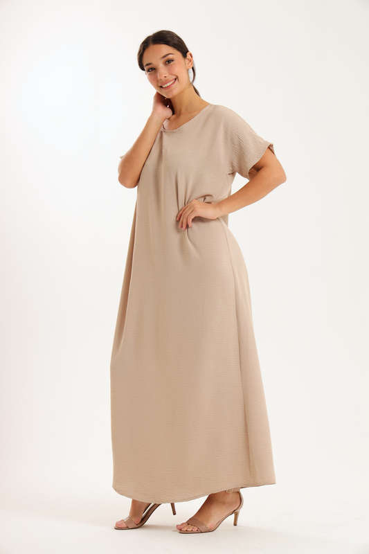Jasmin Classic Maxi Short Sleeve Dress