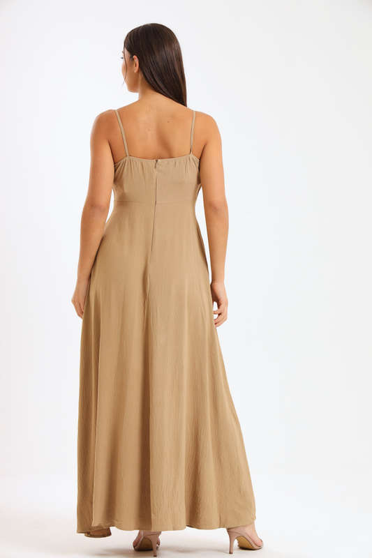 Juliana Strappy Maxi Dress With Pockets