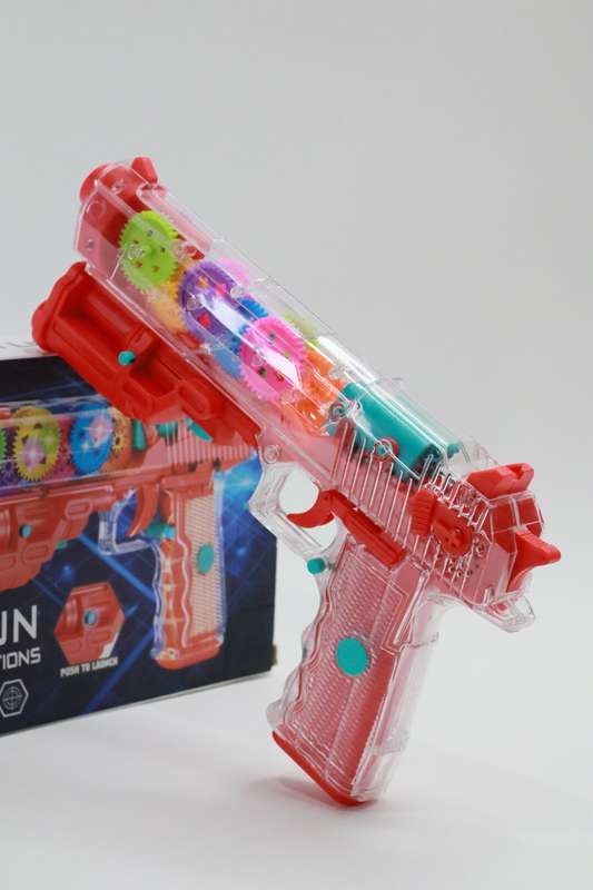 Kids Gear Gun Launch Light Gun Batteries Included