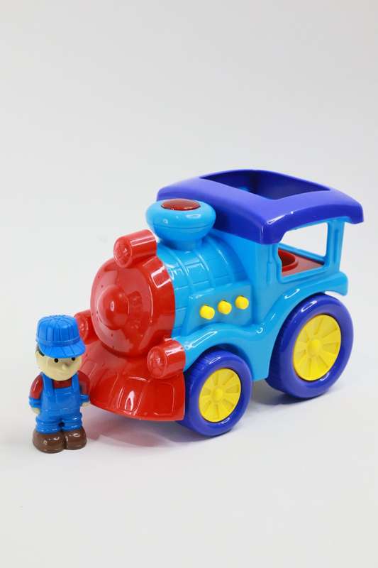 Kids Toy Train With Lights &amp; Sound Batteries Included