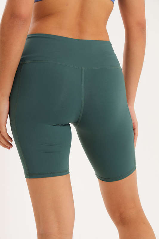 Ladies High Impact Biker Paddle Shorts With Pockets