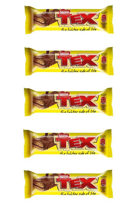Nestlé TEX Chocolate Bar 5 X 40g