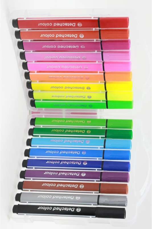 Senza® 18 Pcs Non Toxic Washable Colour School Markers
