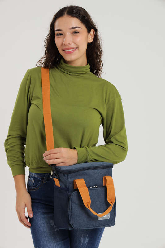 Senza® Large Capacity Insulated Cooler Lunch Bag with Strap
