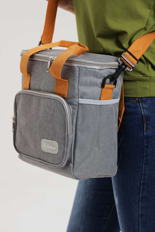 Senza® Large Capacity Insulated Cooler Lunch Bag with Strap