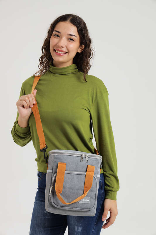 Senza® Large Capacity Insulated Cooler Lunch Bag with Strap