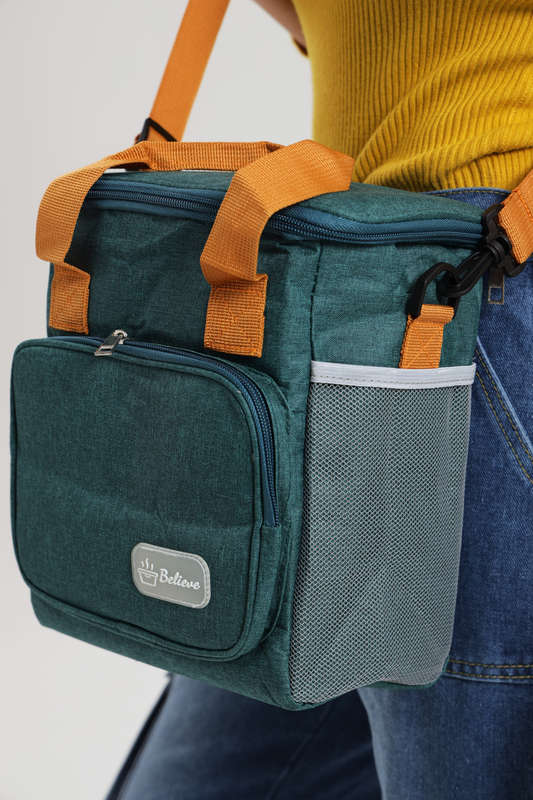 Senza® Large Capacity Insulated Cooler Lunch Bag with Strap