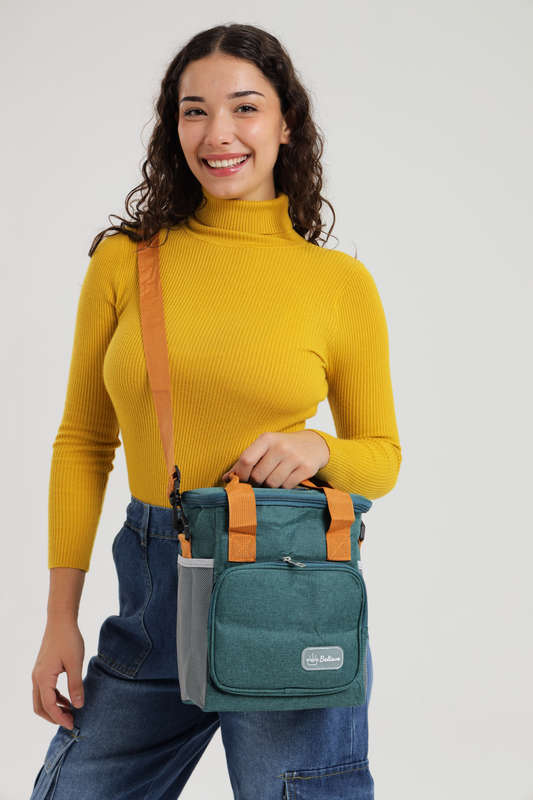 Senza® Large Capacity Insulated Cooler Lunch Bag with Strap