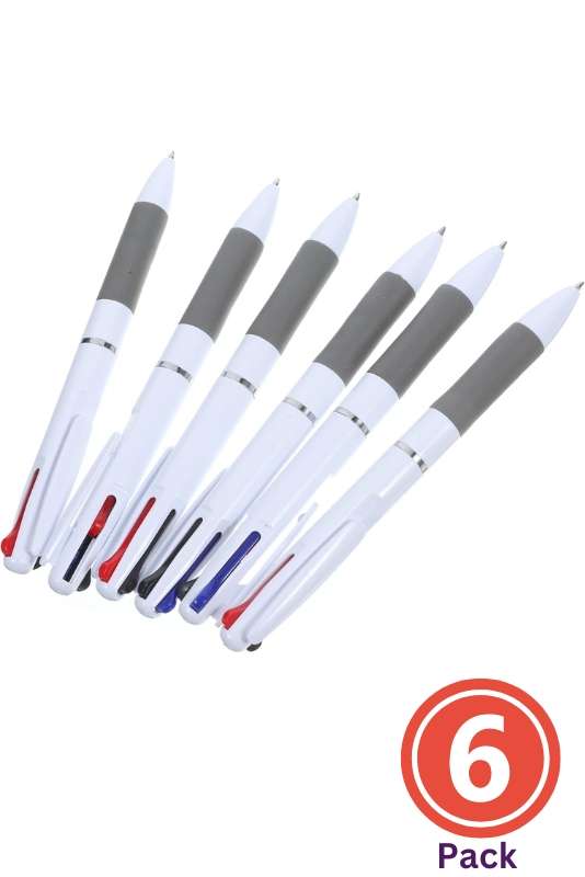 Senza®6 Pack Ballpoint Multicolour 3 In 1