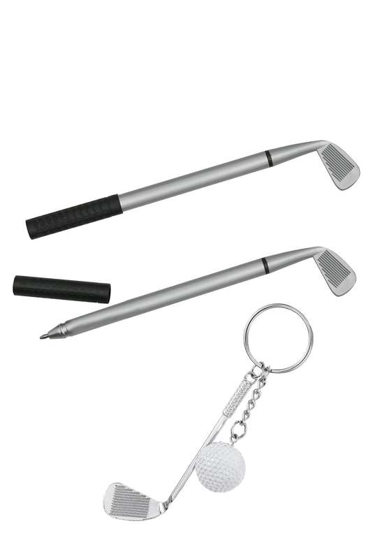 Senza Sport® Golf Keyring &amp; Golf Pen Gift Set