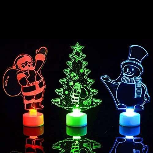 Snowman Gift Xmas Ornament Room Decor LED light PROMO-2-FOR-1