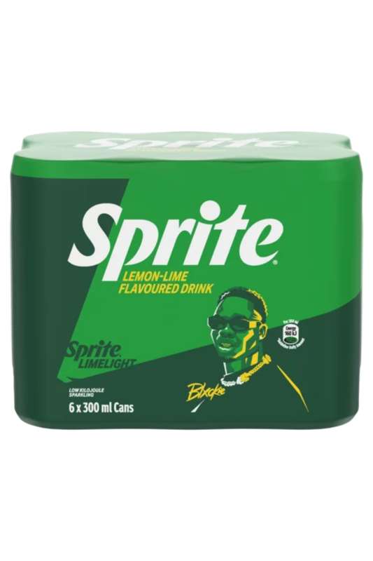 Sprite Lemon-Lime Flavoured Sparkling Drink 6 x 300ml