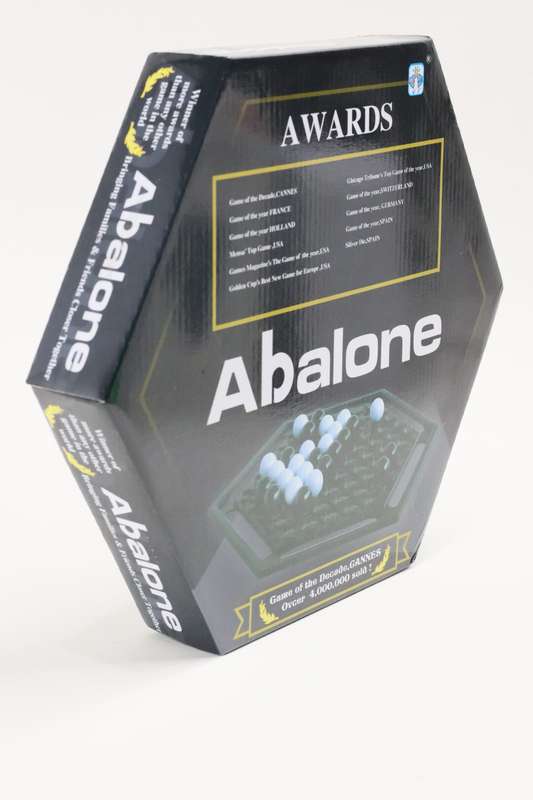 Abalone Chess Game Mini Black and White Marbles Board