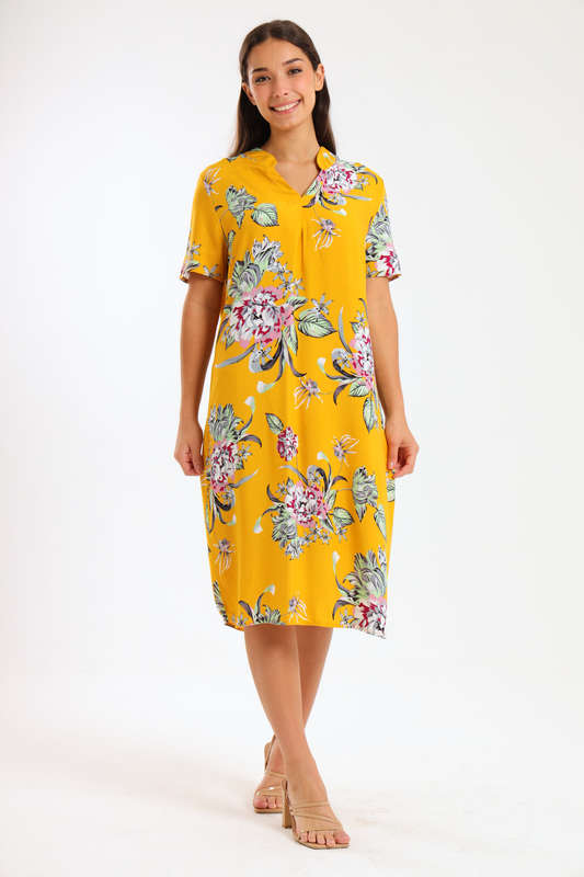 Alison Floral Printed Midi Dress