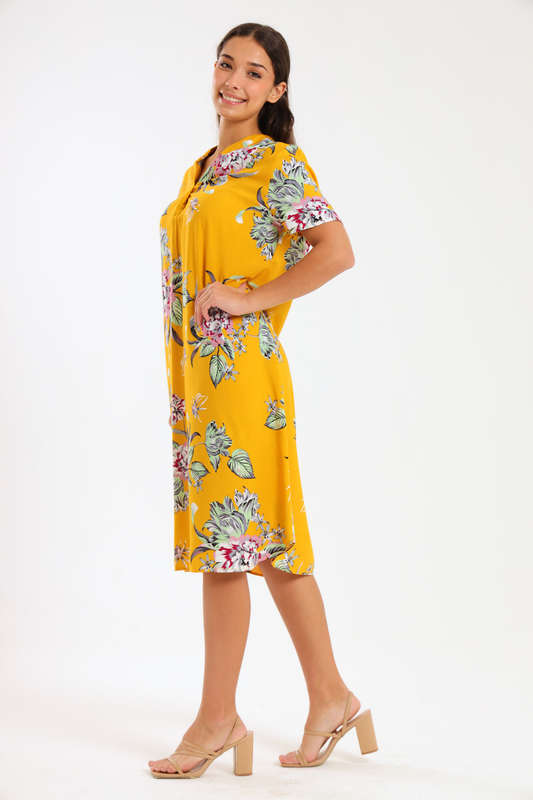 Alison Floral Printed Midi Dress