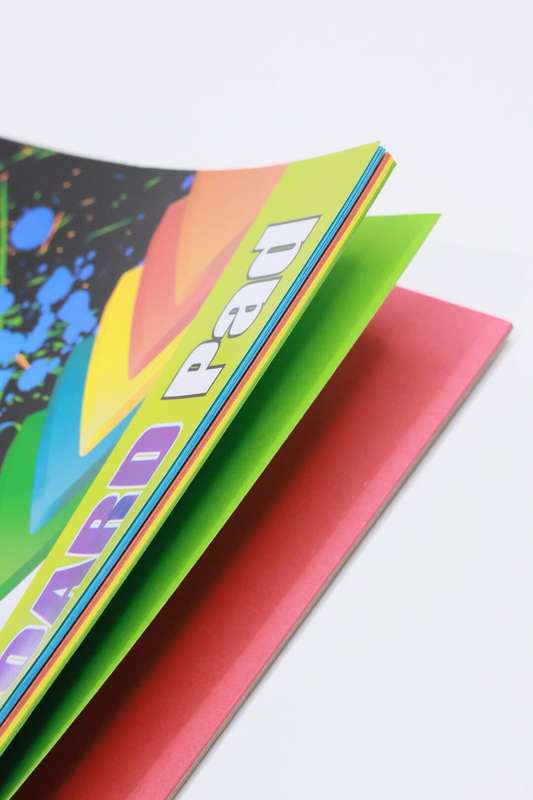 Butterfly A4 Bright Paper Board Pad 20 Pages