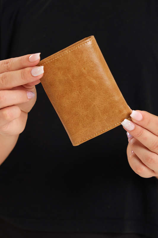 Fino Genuine Leather Foldable Mens Wallet With Multiple Card Holder