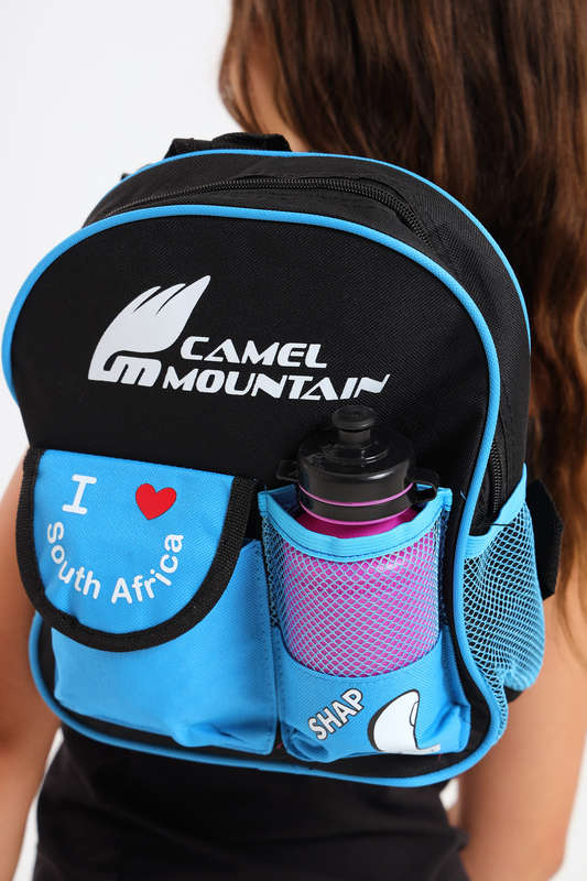 Camel Mountain Schoolbag For Boys &amp; Girls Pre School Free Water Bottle 500ml 280mm X 230mm