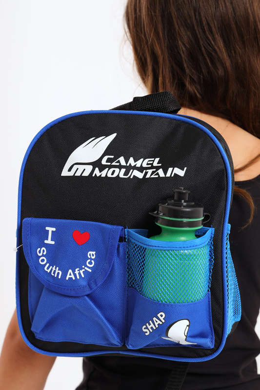 Camel Mountain Schoolbag For Boys &amp; Girls Pre School Free Water Bottle 500ml 280mm X 230mm