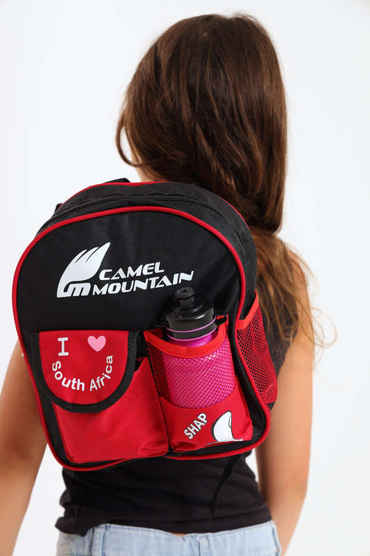 Camel Mountain Schoolbag For Boys &amp; Girls Pre School Free Water Bottle 500ml 280mm X 230mm