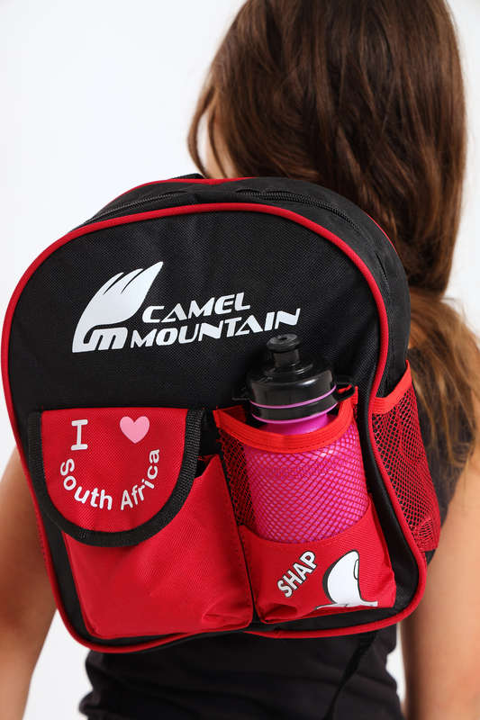 Camel Mountain Schoolbag For Boys &amp; Girls Pre School Free Water Bottle 500ml 280mm X 230mm