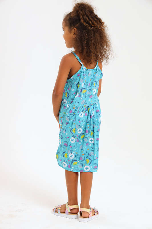 Girls Sleeveless Printed Summer Dress 2 to 7 Years
