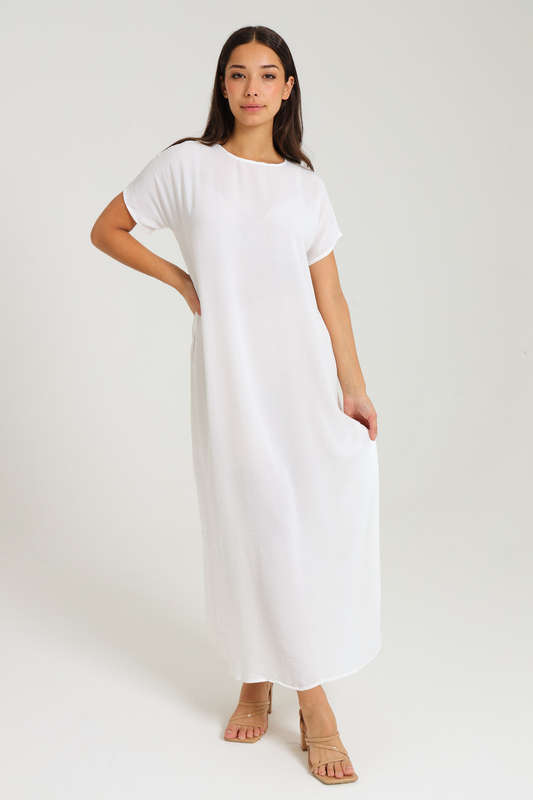 Jasmin Classic Maxi Short Sleeve Dress