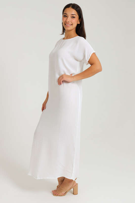 Jasmin Classic Maxi Short Sleeve Dress