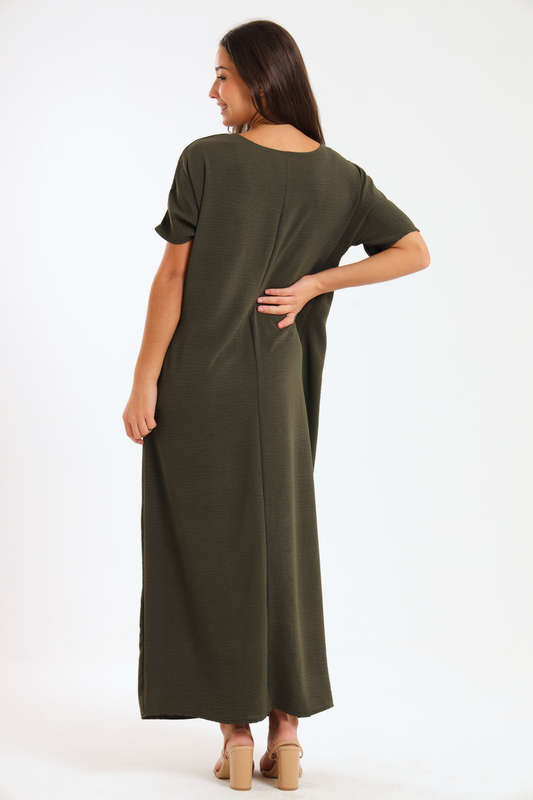 Jasmin Classic Maxi Short Sleeve Dress
