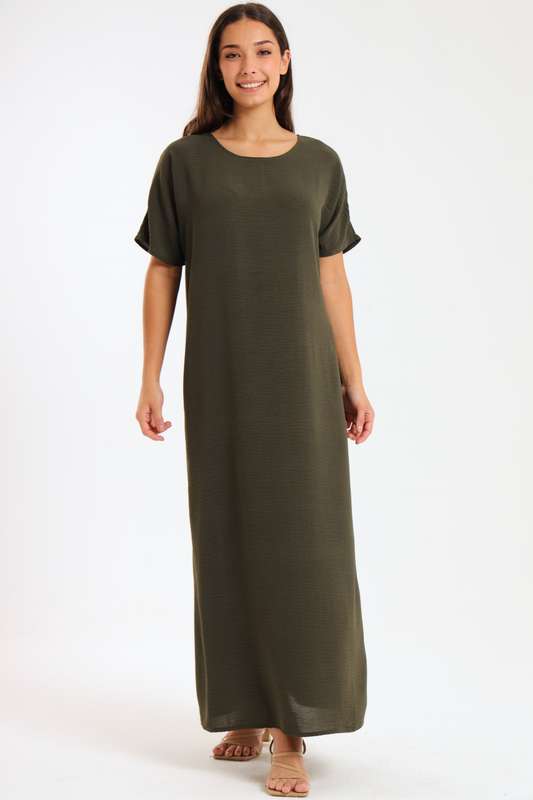 Jasmin Classic Maxi Short Sleeve Dress