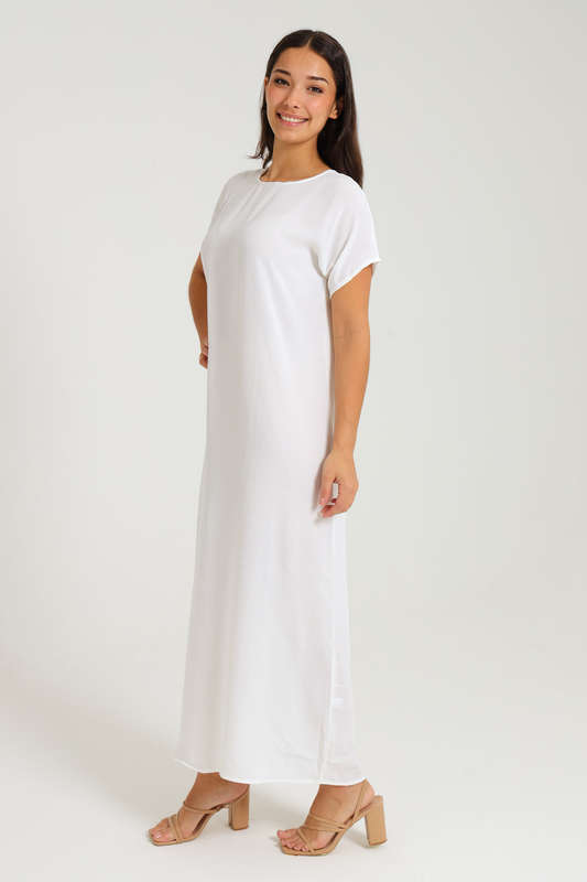 Jasmin Classic Maxi Short Sleeve Dress