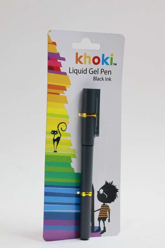 Khoki Liquid Gel Pen Black