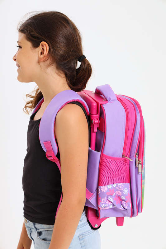 Kids School Trolley Backpack Travel Schoolbag 380mm X 280mm