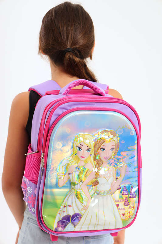 Kids School Trolley Backpack Travel Schoolbag 380mm X 280mm