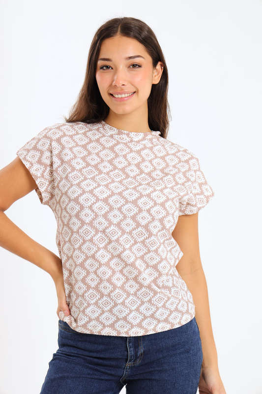 Ladies Elegant Casual Pullover Blouse Top