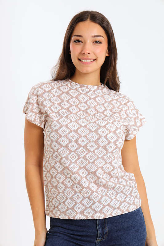 Ladies Elegant Casual Pullover Blouse Top