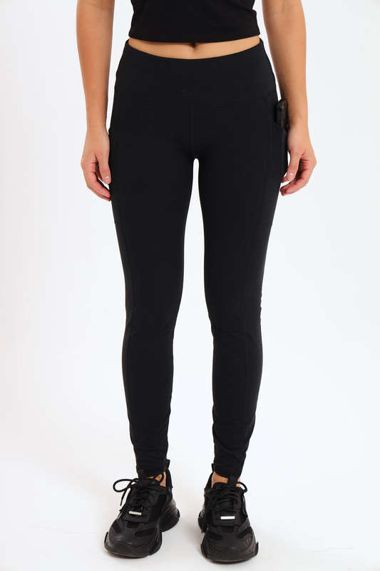 Ladies High Waisted Performance Paddle Fitness Leggings With Pockets