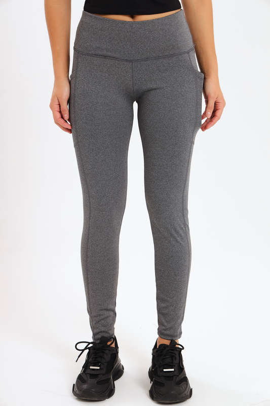 Ladies High Waisted Performance Paddle Fitness Leggings With Pockets