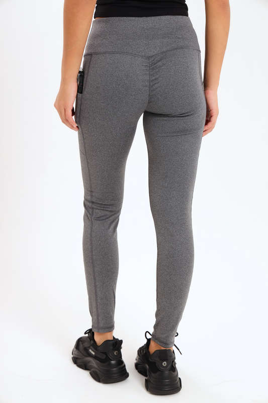 Ladies High Waisted Performance Paddle Fitness Leggings With Pockets