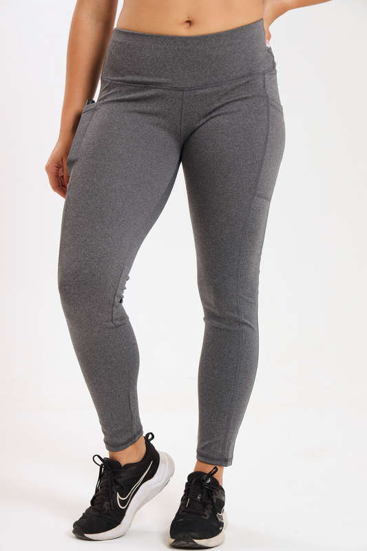 Ladies High Waisted Performance Paddle Fitness Leggings With Pockets