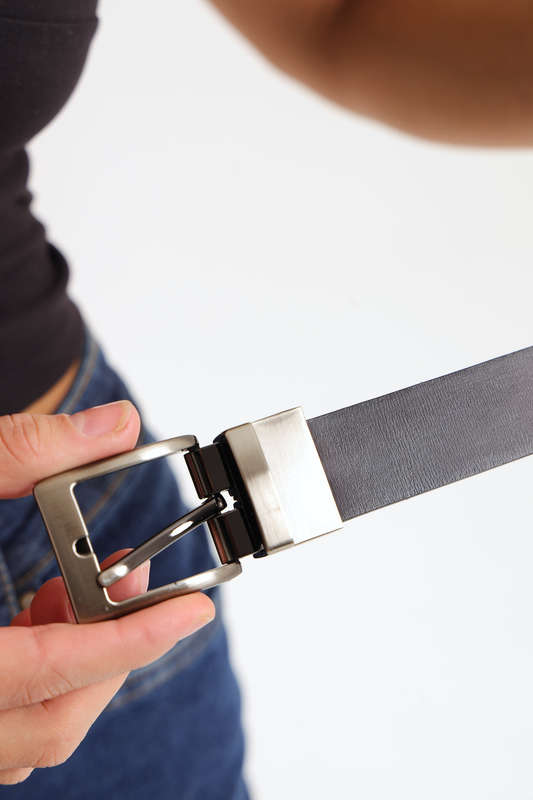 Ladies Reversible Slimline 2-in-1 Office Leather Belt 1200mm x 30mm