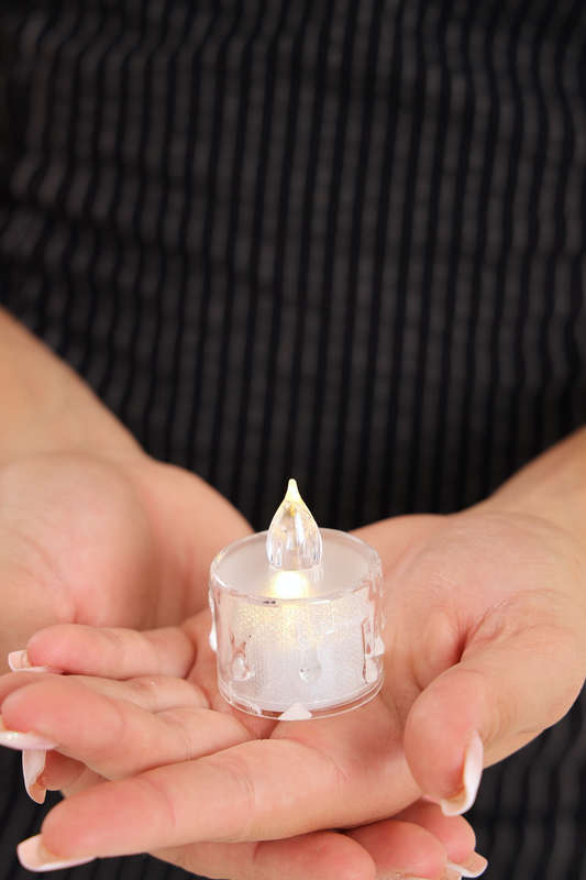 Led Smokeless Candle Light Battery Operated 4cm X 4cm