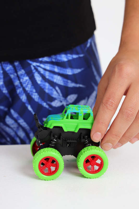 Pack Of 4 Pullback Mini Monster Trucks