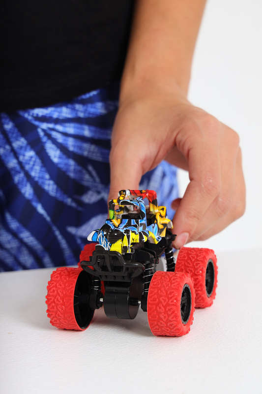 Pack Of 4 Pullback Mini Monster Trucks