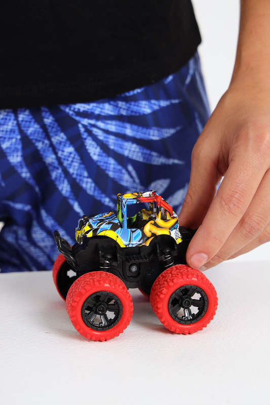 Pack Of 4 Pullback Mini Monster Trucks