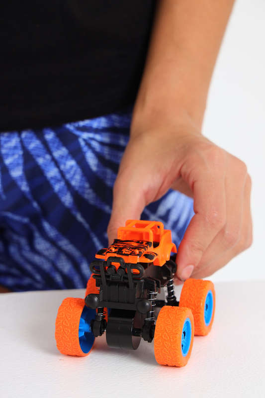 Pack Of 4 Pullback Mini Monster Trucks
