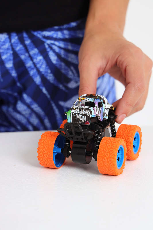 Pack Of 4 Pullback Mini Monster Trucks